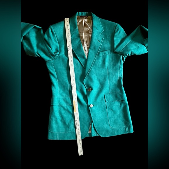 Vintage 80’s Classic Green Blazer - Picture 6 of 10